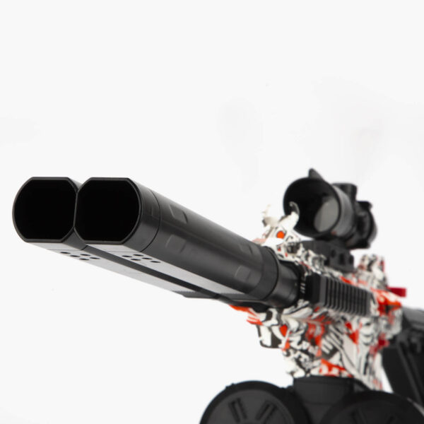 Double-Barreled Gel Blaster Gun