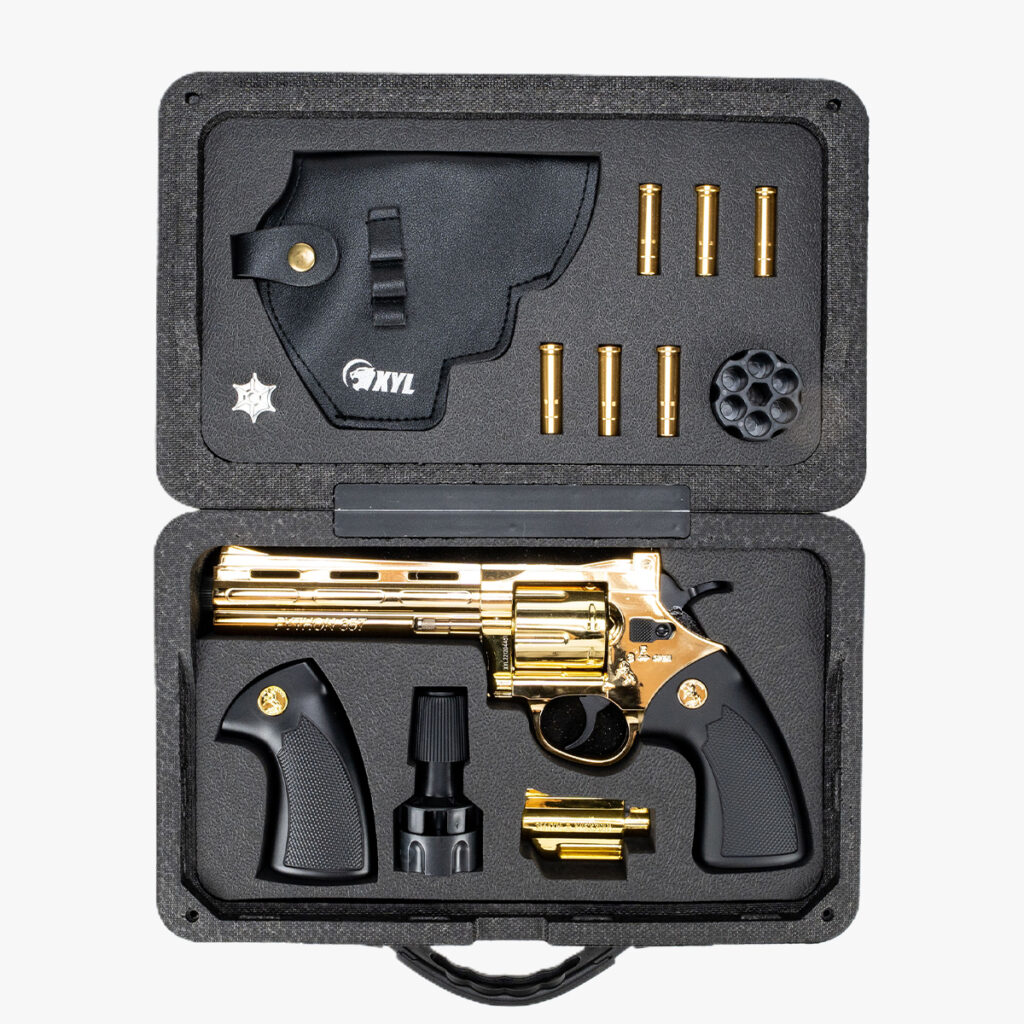 Golden Edition Colt Python 357 Revolver Toy | Orbeez Gun