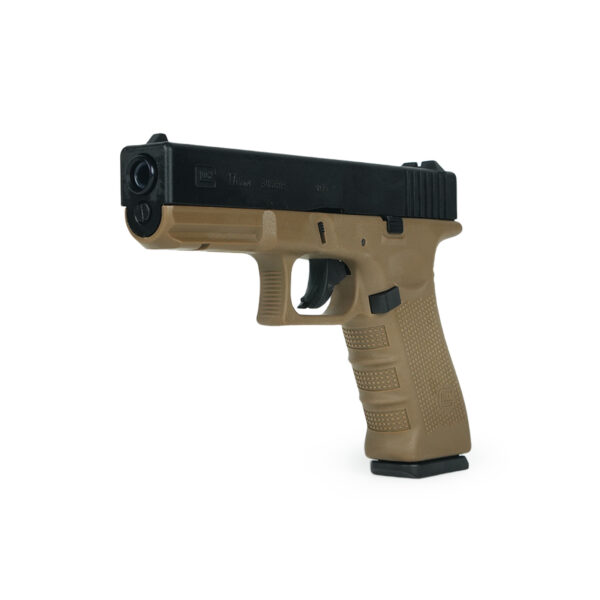 G17 Gel Blaster Full Side View Tan Grip -G17 Gel Blaster Full Side View Tan Grip -