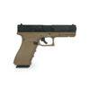 G17 Gel Blaster Full Side View Tan Grip - Orbeezgun