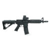 M4A1 Gel Blaster Side View with Tactical Optics Showcasing realistic design with adjustable stock and tactical optics for precision -Orbeezgun