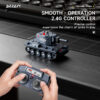 Transparent View Of Internal Motor And Gears In Mini RC Tank -Orbeezgun