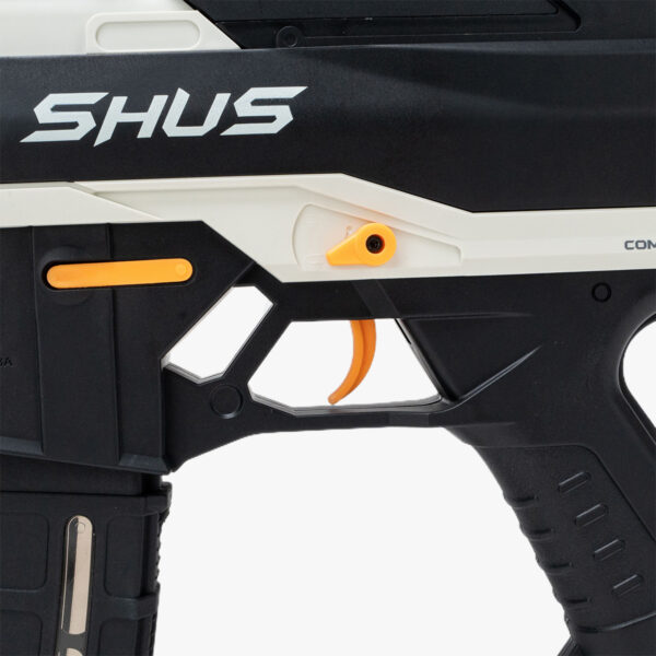Modular Patronus Gel Blaster Toy Close Up of Grip and Trigger Enhanced Precision - Orbeezgun