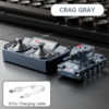 Crag Gray Mini RC Tank With Controller And Type-C Charging Cable Gift -Orbeezgun
