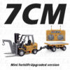 Mini Forklift-Upgrade Version 1/64 Mini RC Excavator & Dump Truck Toy Set