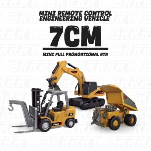 Mini Remote Control Excavator Dump Truck Forklift - Small-Scale Precision Manipulation-Orbeez Gun
