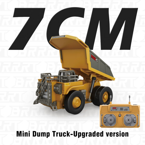 mini dump truck 1/64 Mini RC Excavator & Dump Truck Toy Set