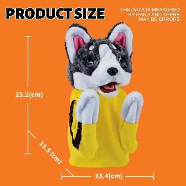 Kung Fu Husky Puppet Size View