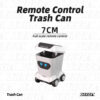 Mini RC Trash Can 7CM Full-Scale with Remote Control - Compact Fun