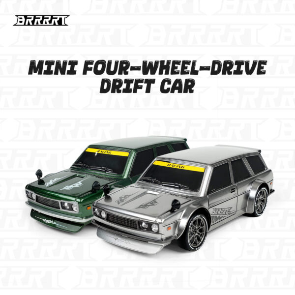 1/24 Scale 4WD RC Drift Car Remote Control Detailed View